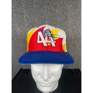 Vintage 90s Logo 7 Kyle Petty 44 Sharktooth Hot Wheels NASCAR Snapback Hat